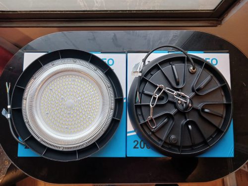 Campana LED UFO ECO 200 watt 130 lm/w IP54 Fría o Neutra Garantía 1 año (2.600w) photo review