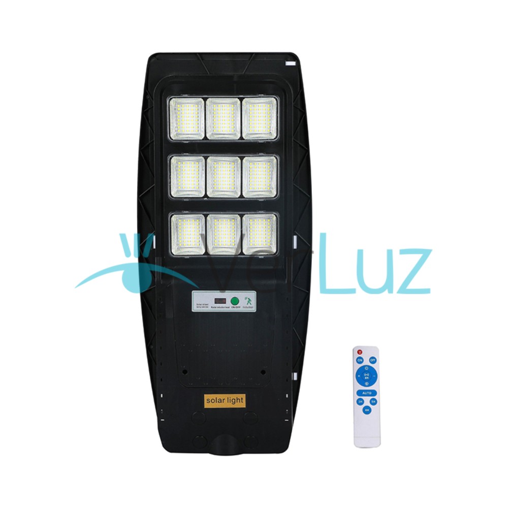 Luminaria Vial Solar LED 1.800 watt Sensor Movimiento IP66 Luz Fría  (1.800w) – VerLuz Pro