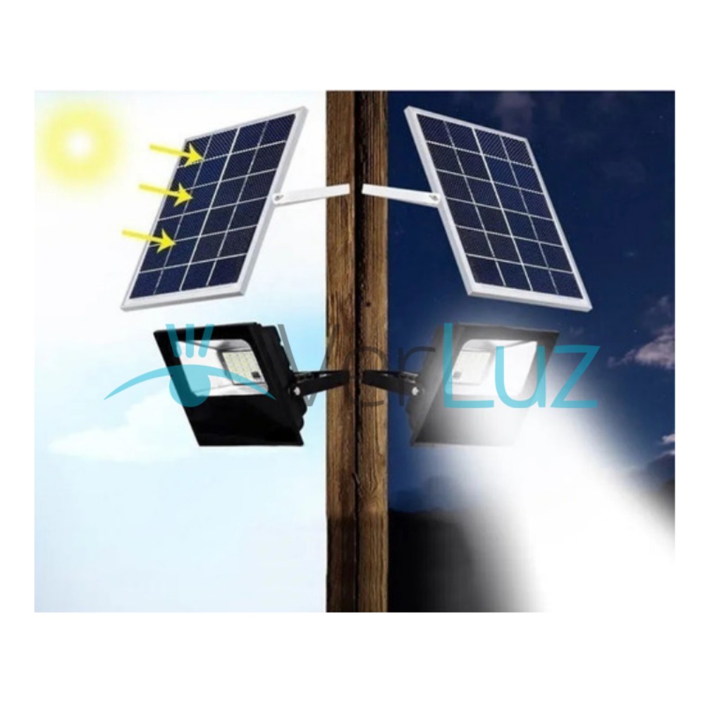 Proyector LED SMD Solar 25 watt IP65 Luz Fría (250w) – VerLuz Pro