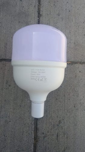 Ampolleta LED ECO E27 50 watt 78 lm/w Luz Fría (380w) photo review