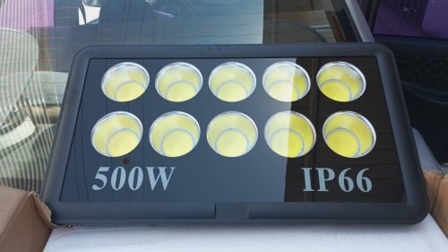 Proyector LED COB PRO Cono 500 watt IP66 Frío 6.500 °K (4.500w) photo review