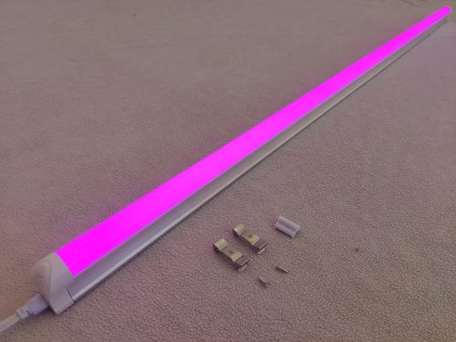 Tubo LED Color Rosado T8 Con Base 18 watt 120 cm IP20 (160w) photo review