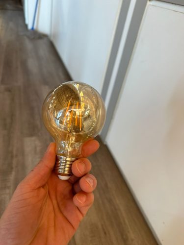 Ampolleta LED SEC Vintage Dimeable 6w G95 (50w) photo review