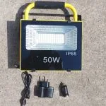 Proyector LED SMD Solar 50 watt Batería Recargable IP65 Frío (450w) photo review