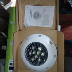 Foco LED Piscina 12 Volt 9 watt Luz Fría IP68 (90w) photo review