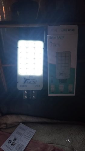 Luminaria Vial LED SMD Solar 600w Luz Sensor IP66 Fría (600w) photo review