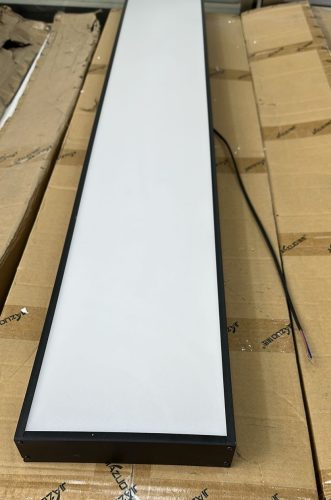 Luminaria Lineal LED 45 watt IP20 Negra Colgante o Sobrepuesta Luz Fría, Neutra o Cálida (360w) photo review